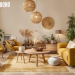 Digitales Home Staging Beispiel aus unserem Style Guide - Boho